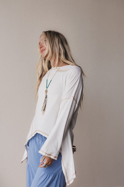 The Nest Soft Intentions Top - Off White