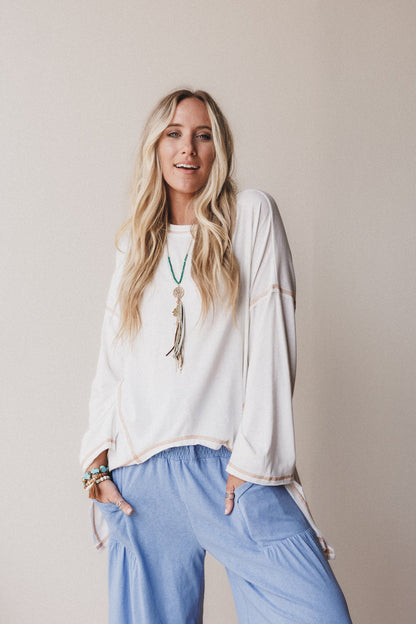 The Nest Soft Intentions Top - Off White