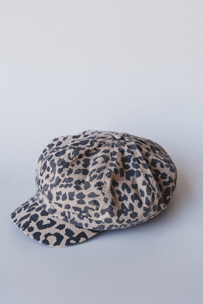 Carmela Leopard Print Hat - Brown Multi