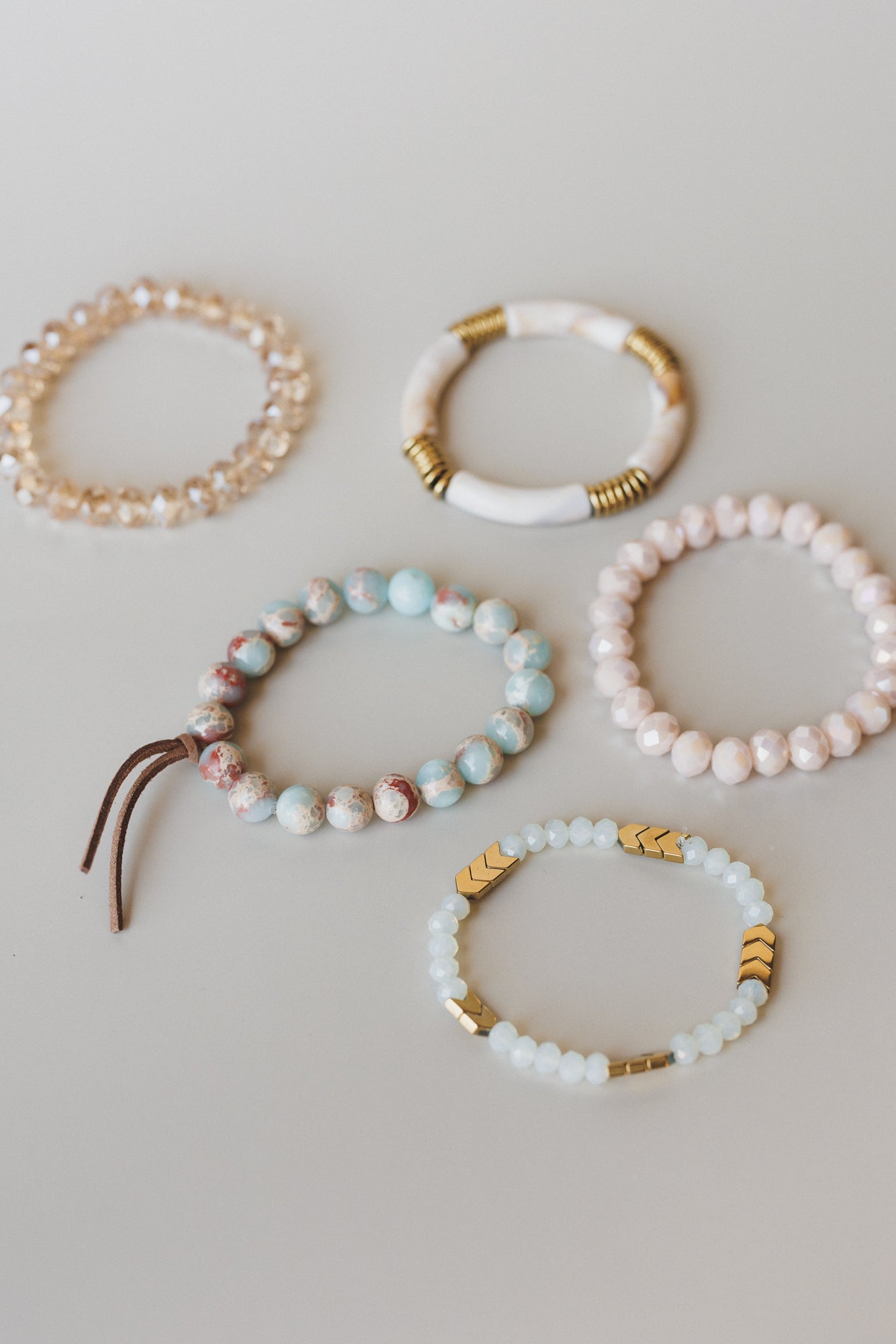 Romilly Bracelet Set - Blue Multi