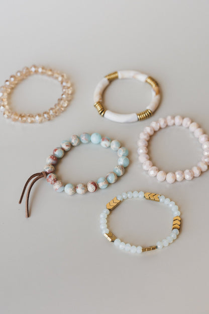 Romilly Bracelet Set - Blue Multi