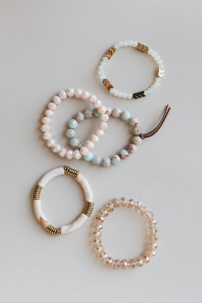 Romilly Bracelet Set - Blue Multi