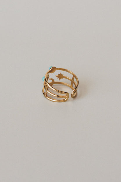 Among The Stars Ring - Turquoise