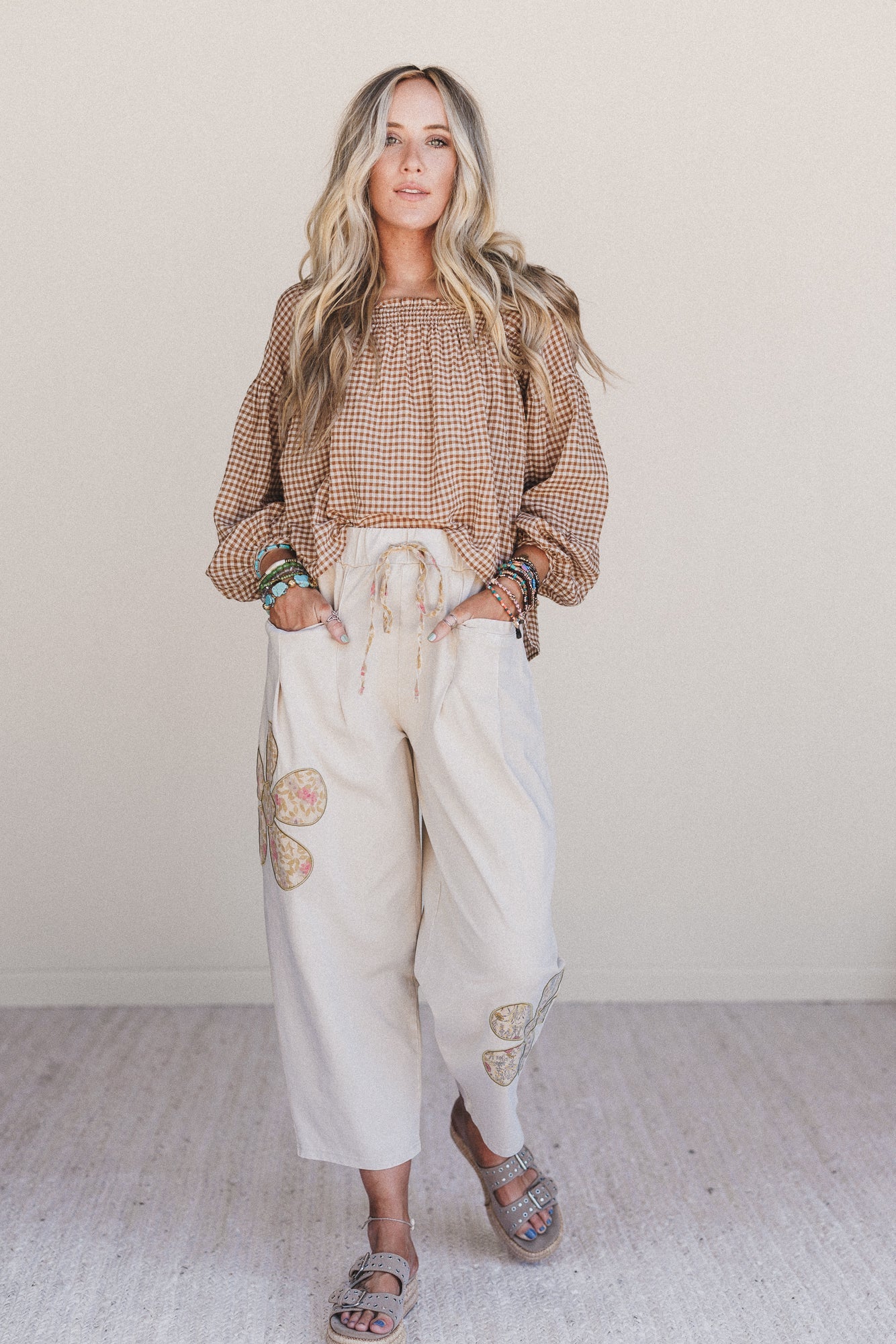 Wildflower Drifter Blouse - Chai