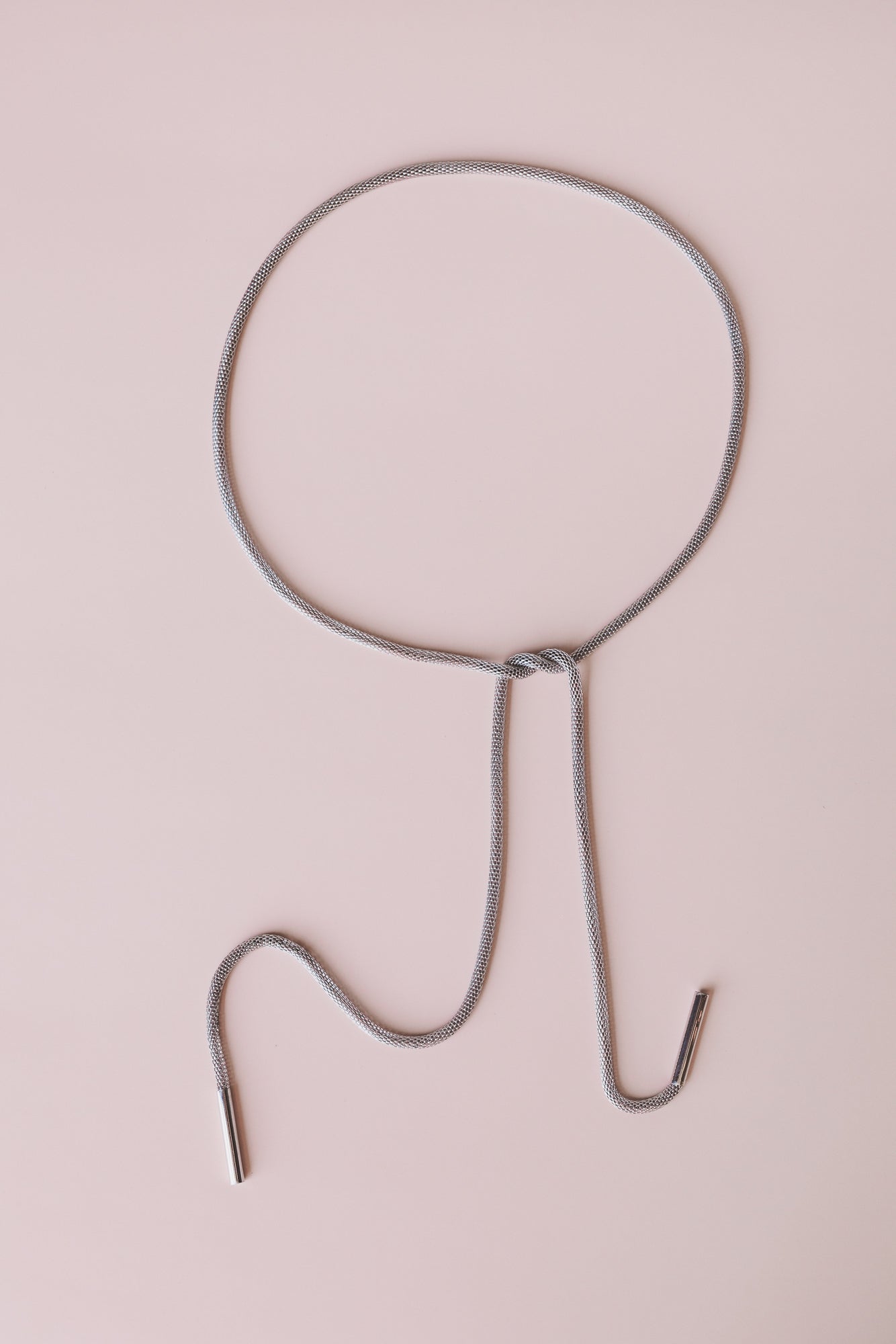 Horizon Drop Necklace - Silver