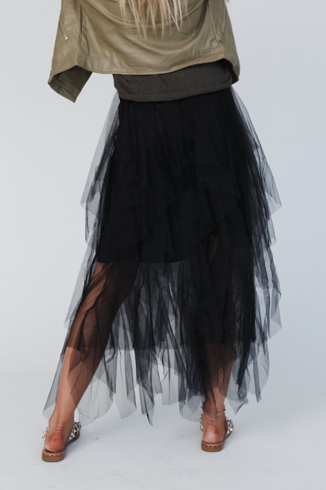 Boho Ballerina Skirt - Black