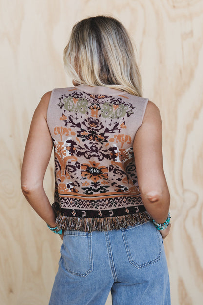 Desert Shine Vest - Taupe