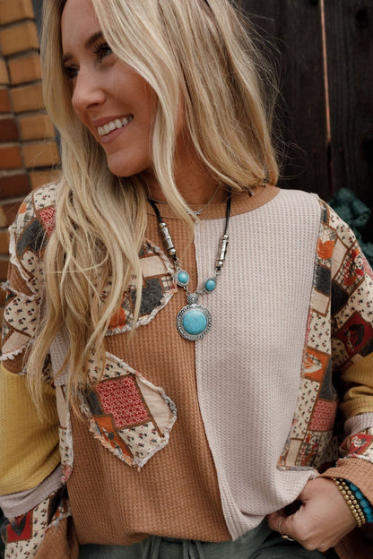 Mesa Moon Necklace - Turquoise