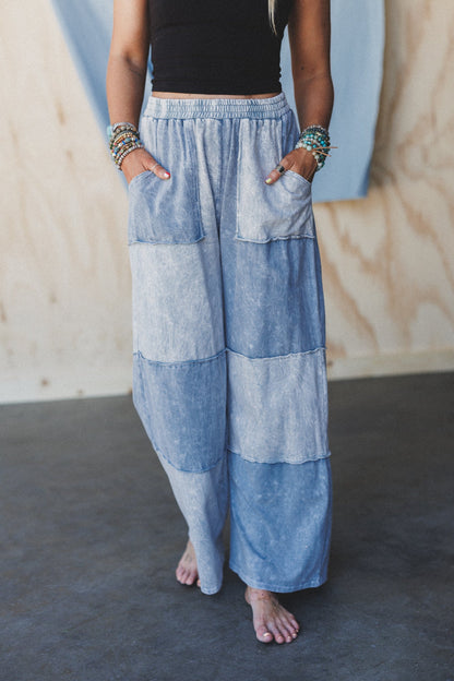 Go Your Way Wide Leg Pants - Grey
