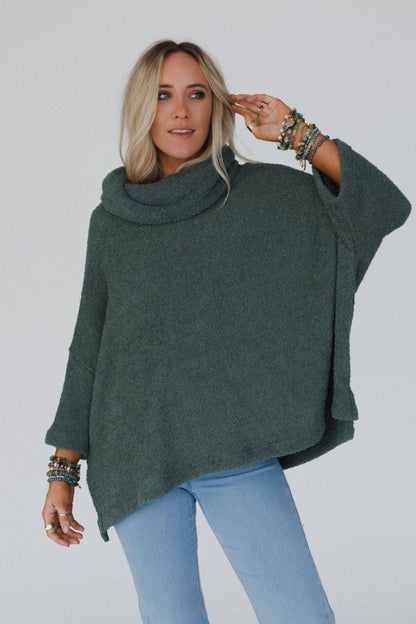 The Nest Hartlie Sweater Top - Basil