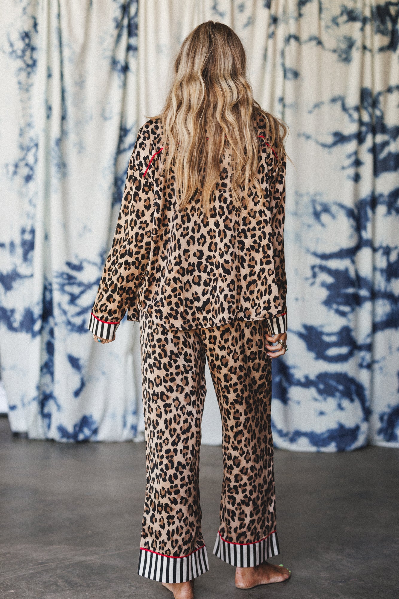 Night Safari Leopard Print Set - Camel