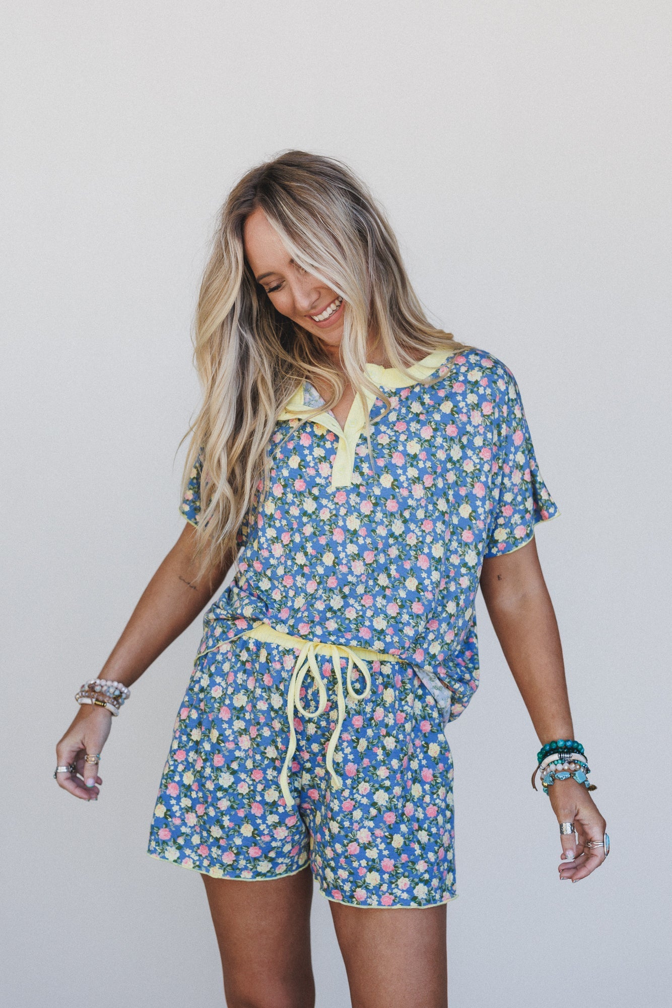 Rosy Glow Set - Blue