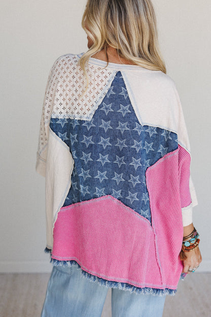 Star Riot Top - Pink