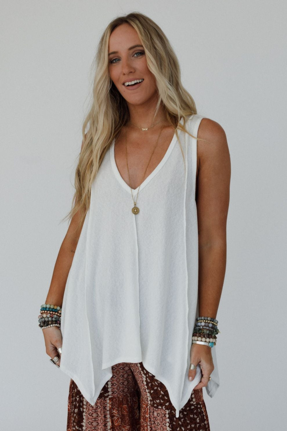 The Nest Drift Away Top - Off White