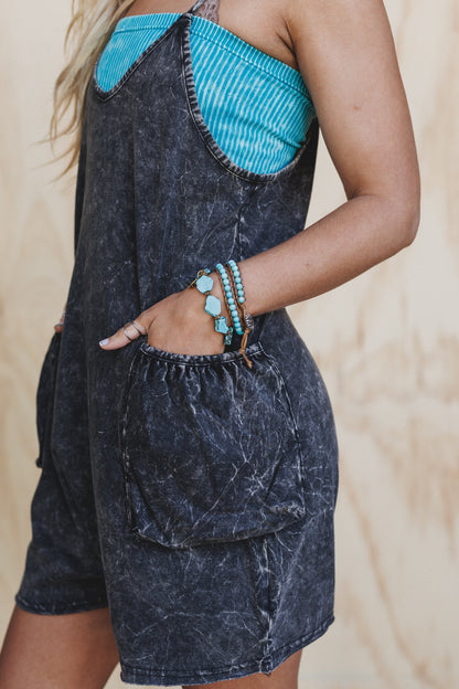 Sundaze Romper - Black