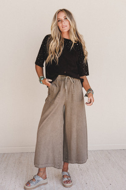 Stardust Studs Top - Black