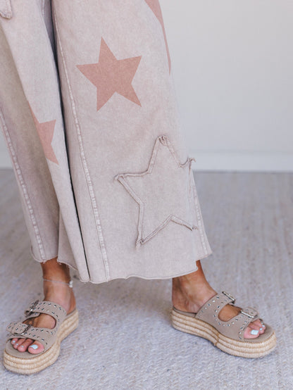 Wishful Thinking Wide Leg Pants - Latte