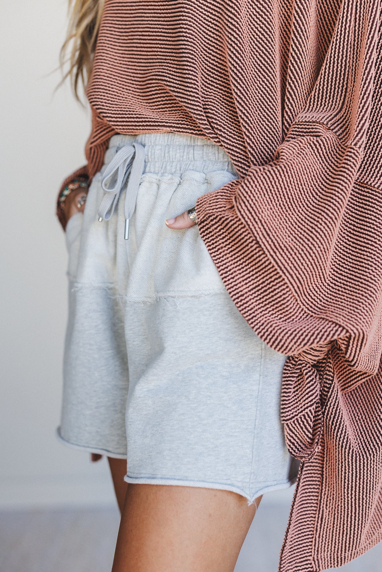 Coral Coast Terry Knit Shorts - Heather Gray