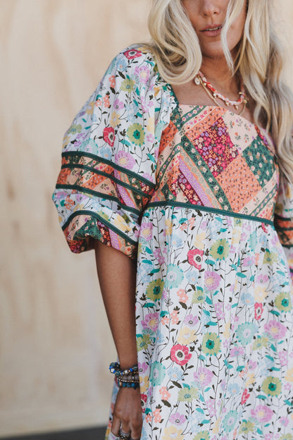 Beyond Boundaries Floral Dress - White