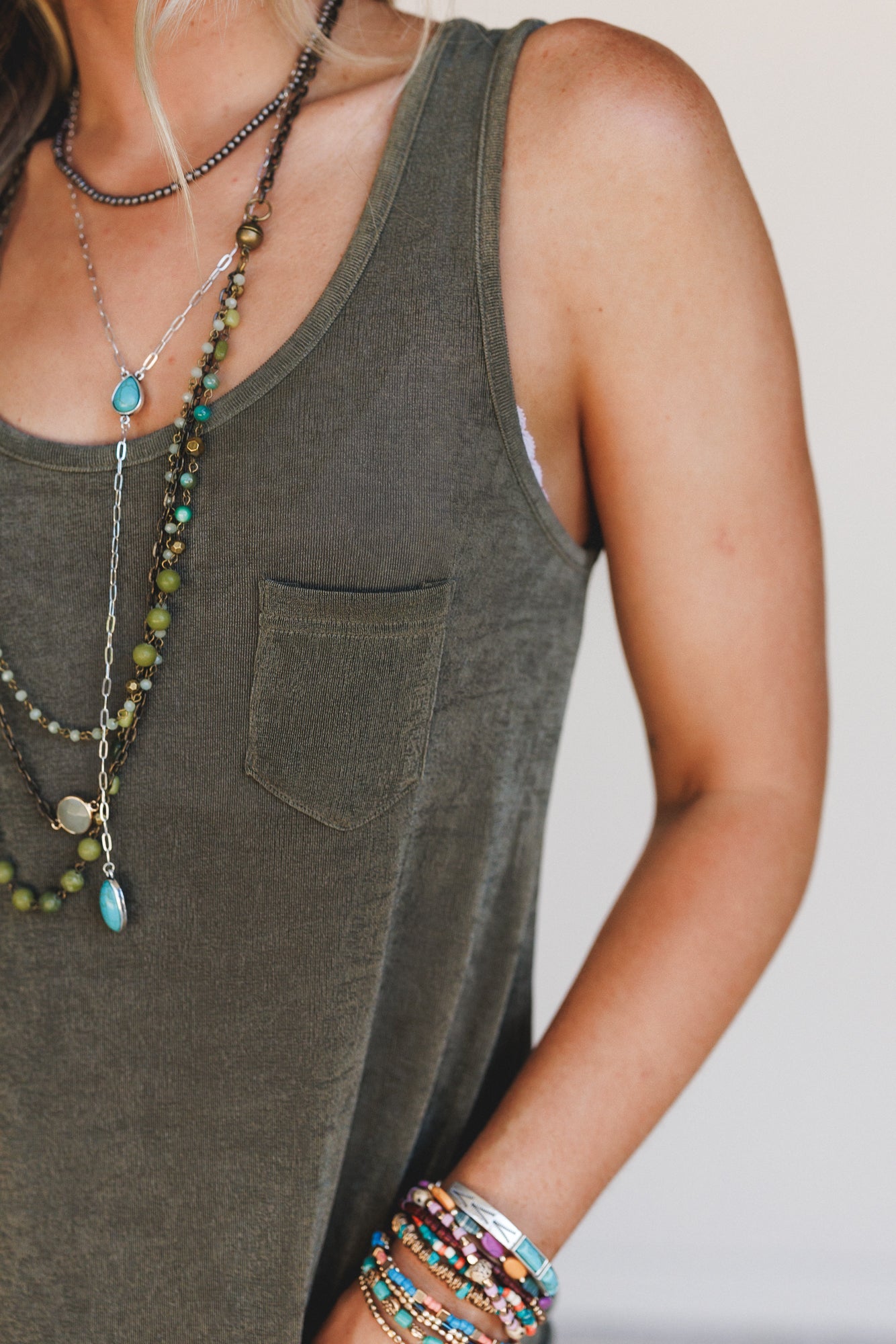 Timeless Grace Maxi Dress - Olive
