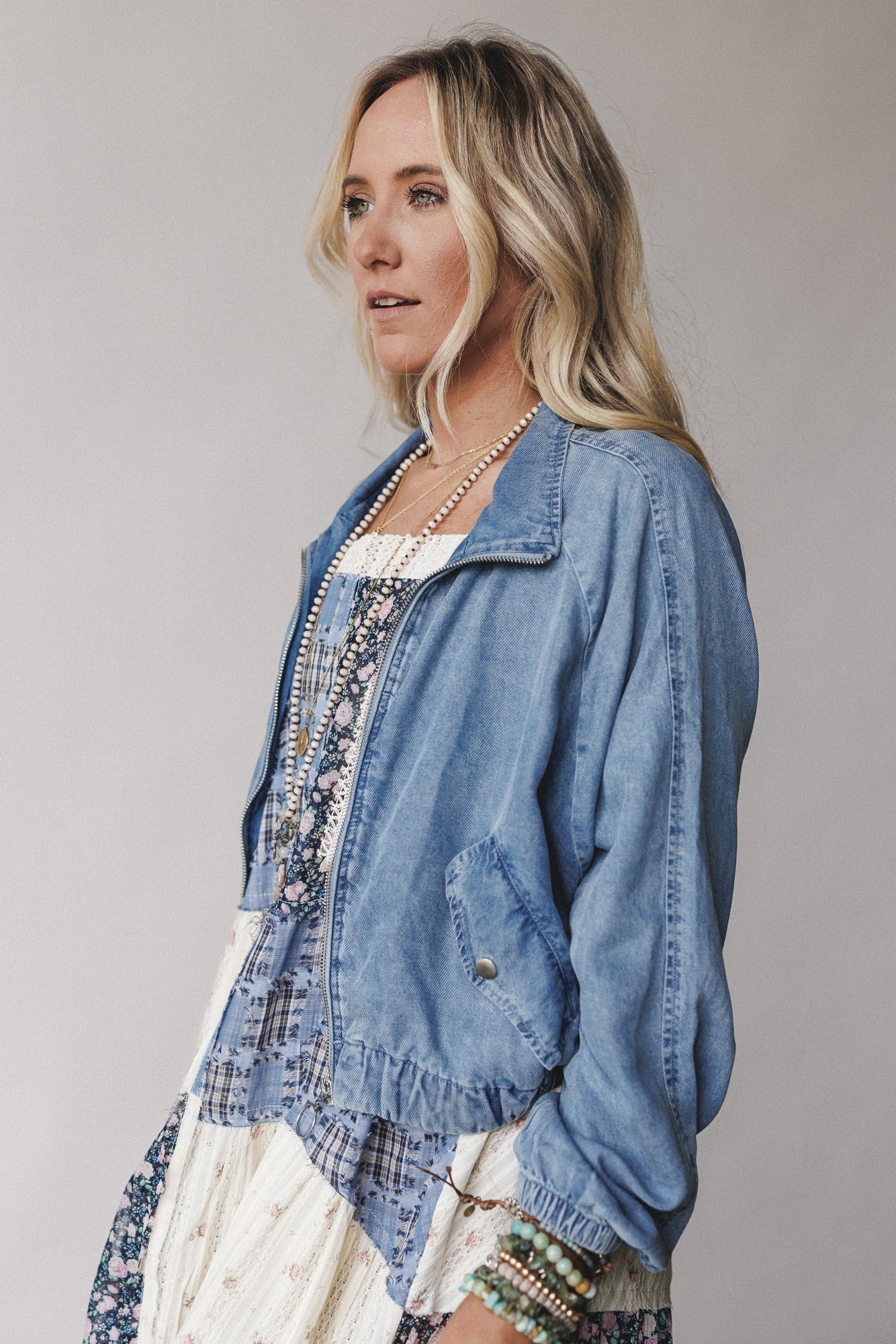 Top Flight Bomber Jacket - Blue