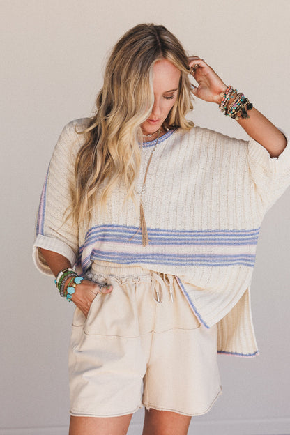 Coral Coast Terry Knit Shorts - Khaki