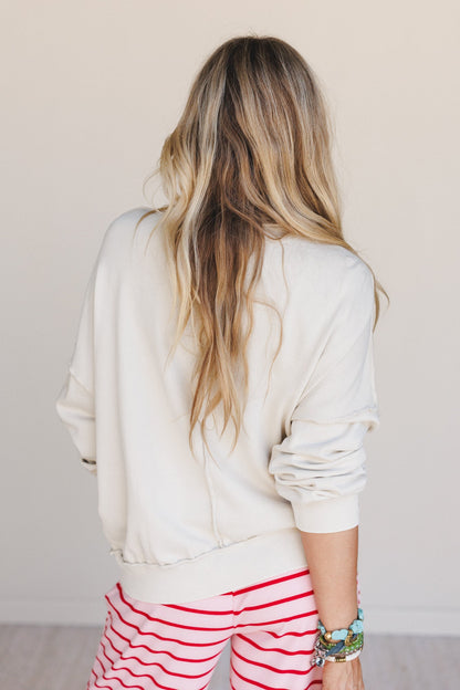 No Limits Pullover Top - Khaki