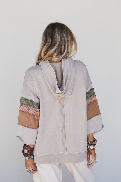 Wanderwest Hoodie Pullover - Taupe
