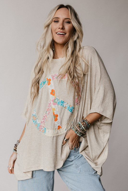 Peaceful Layers Tunic - Oatmeal