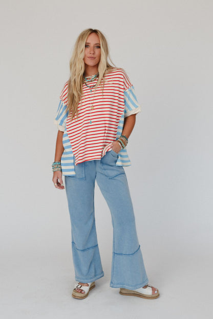 Street Sleek High Low Top - Multi