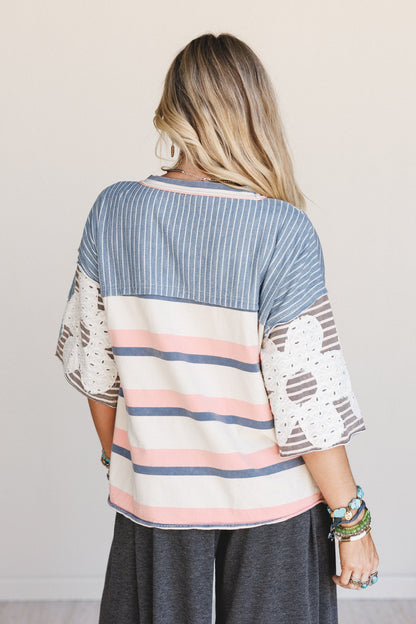 Moodflower Top - Blue