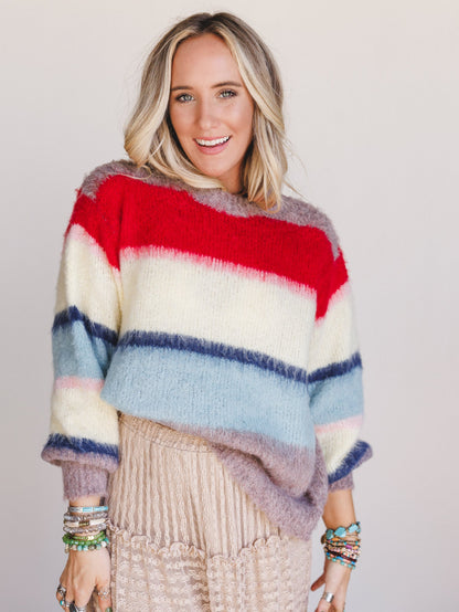 Rhythm Line Sweater - Multi