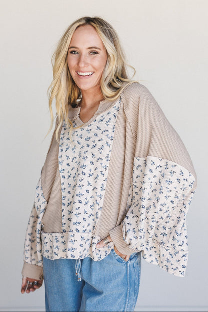 Pick Of The Patch Top - Beige