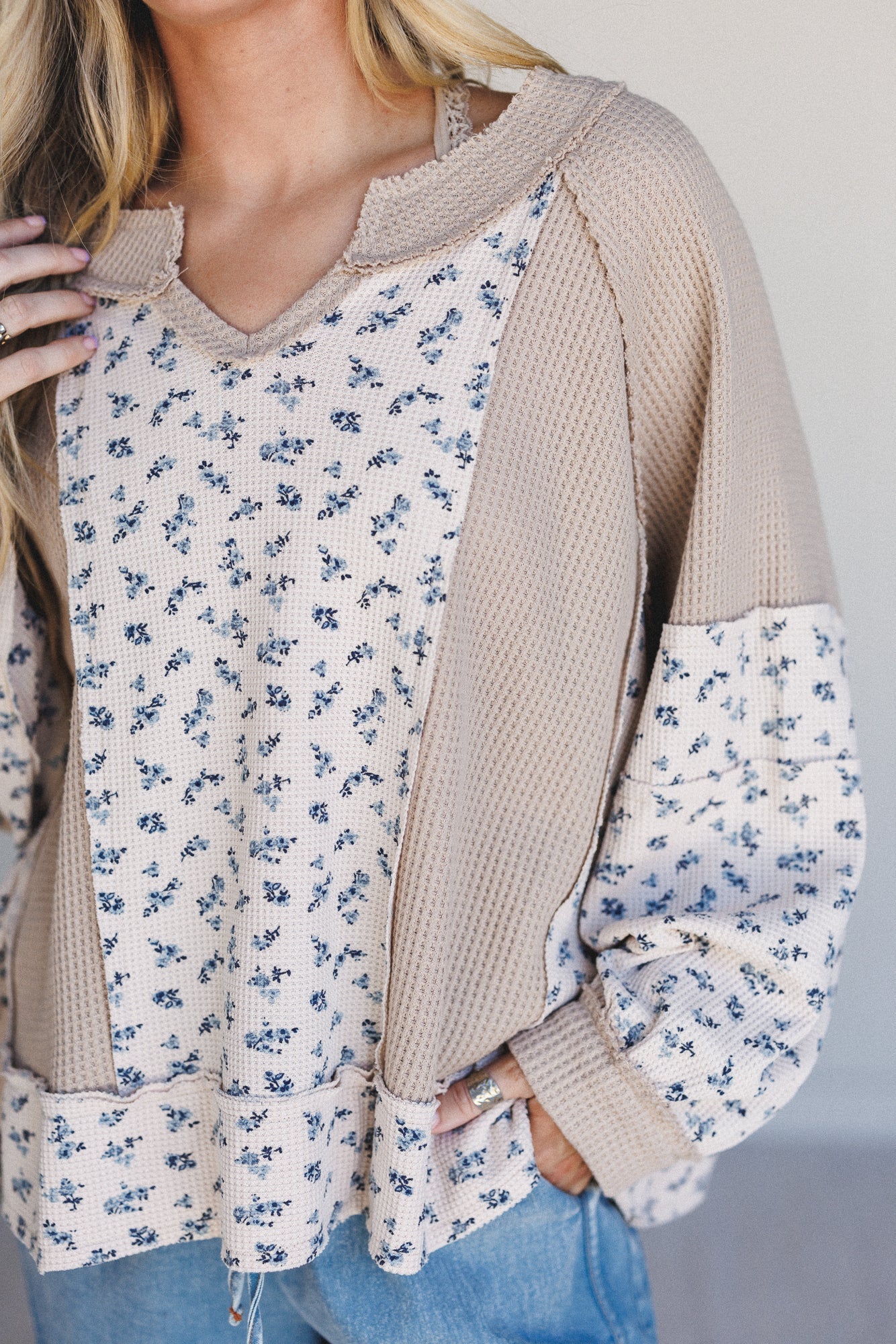 Pick Of The Patch Top - Beige