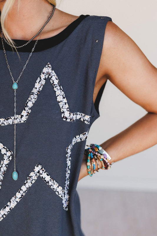 Star Gazer Tunic - Charcoal