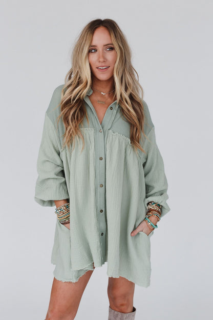 Sunday Kind Of Love Dress - Sage
