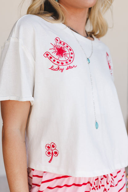 Horseshoe Falls Tee - White