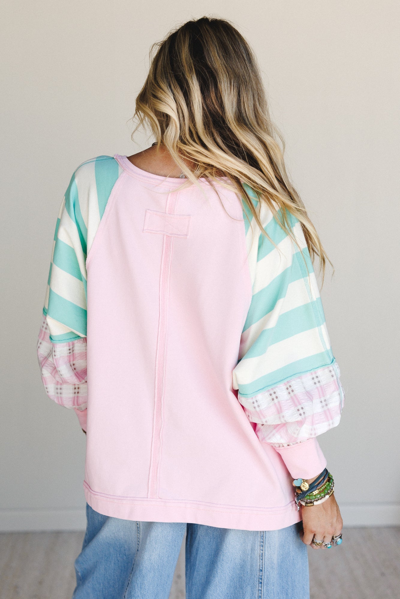 Bold Moves Contrast Top - Pink