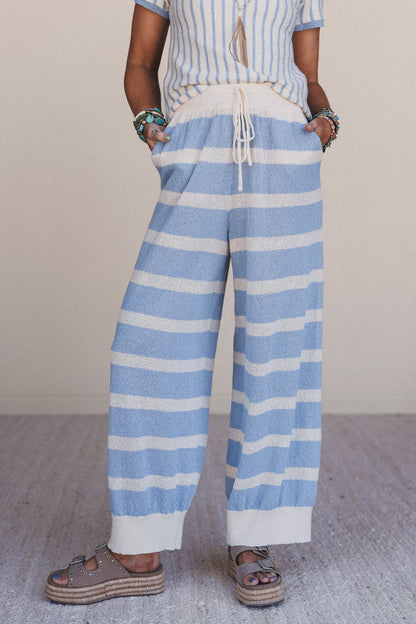 Salt Kissed Striped Bottoms - Ivory Multi