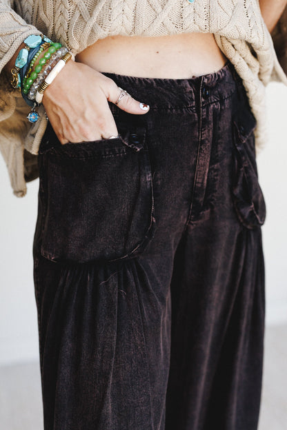 East Bay Loose Fit Cargo Jeans - Black