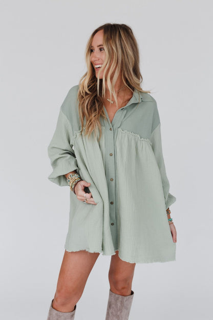 Sunday Kind Of Love Dress - Sage