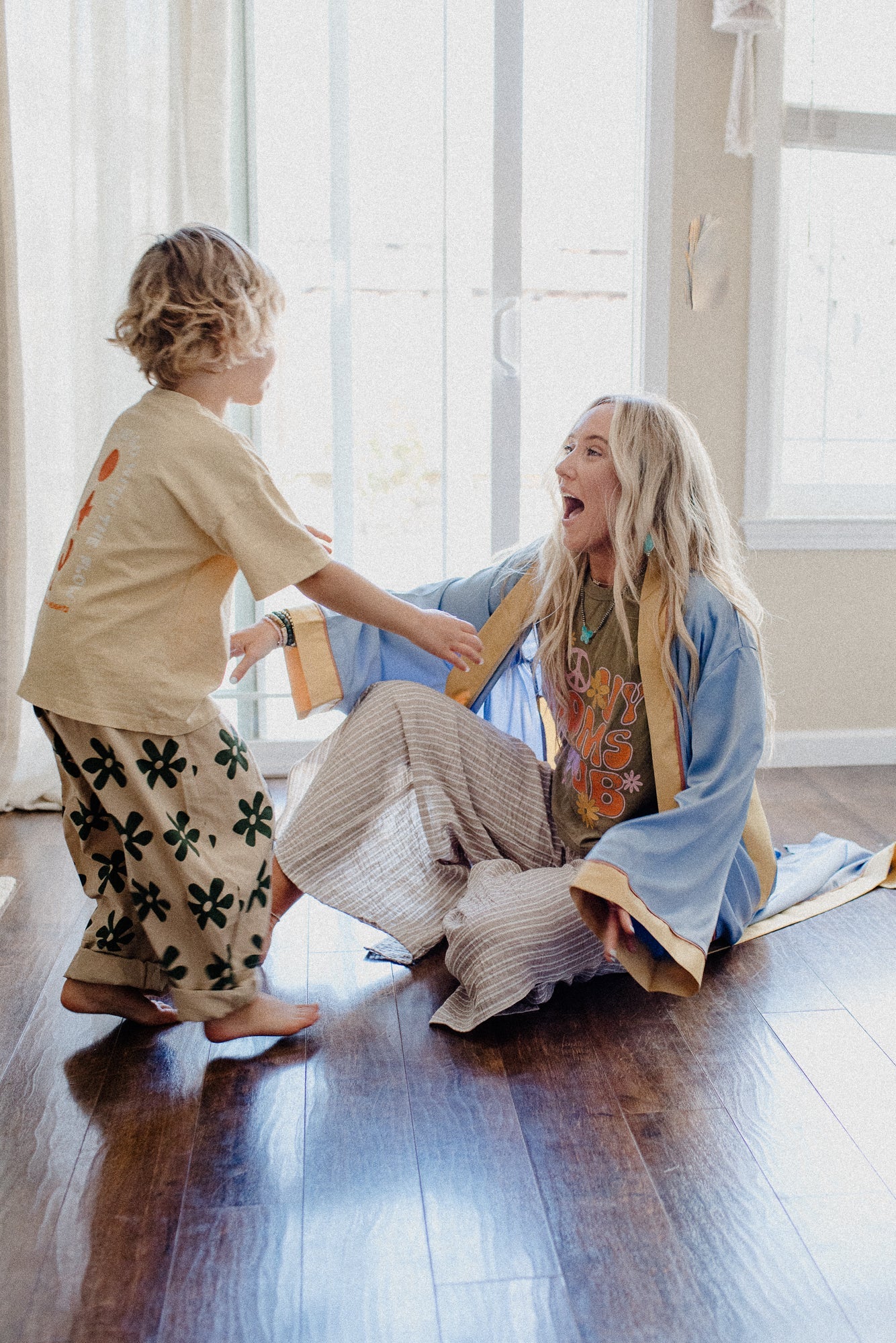 The Nest Soul Spark Wide Leg Pants - Natural