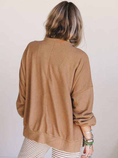 The Nest Brayden Oversized Pullover - Camel