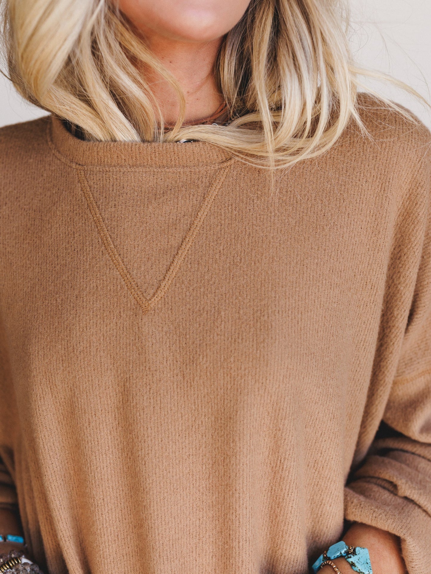 The Nest Brayden Oversized Pullover - Camel