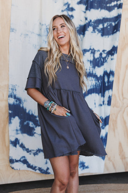 The Nest Moonlit Orchard Tunic - Charcoal