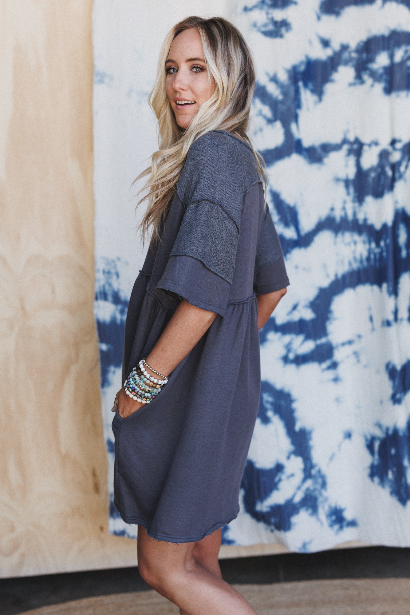 The Nest Moonlit Orchard Tunic - Charcoal