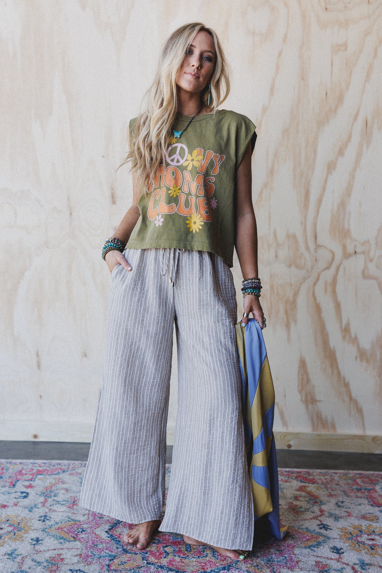 The Nest Soul Spark Wide Leg Pants - Natural