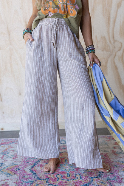 The Nest Soul Spark Wide Leg Pants - Natural