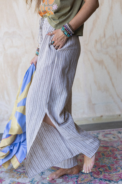 The Nest Soul Spark Wide Leg Pants - Natural