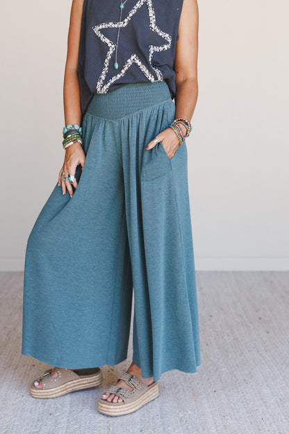 The Nest My Time Pants - Heather Green